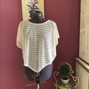 Top-lacy top for a pretty cover up for any outfit